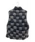 AOZORA (アオゾラブルーヘブン) 編み込み中綿ベスト グレー×ブラック サイズ:3：7000円