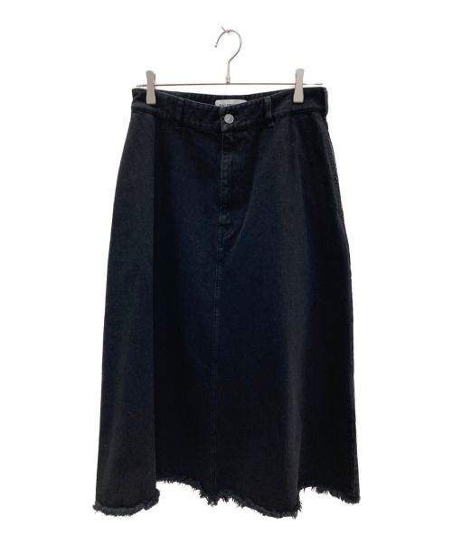 BALENCIAGA（バレンシアガ）BALENCIAGA (バレンシアガ) デニムスカート ブラック サイズ:38の古着・服飾アイテム