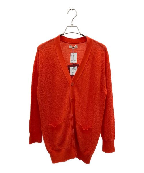 UNFIL（アンフィル）UNFIL (アンフィル) モヘヤカーディガン オレンジ サイズ:1の古着・服飾アイテム