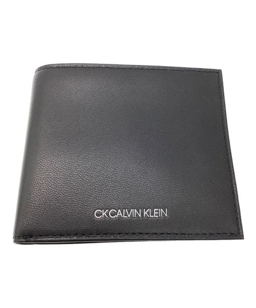 ck Calvin Klein（シーケーカルバンクライン）ck Calvin Klein (シーケーカルバンクライン) 2つ折り財布 ブラックの古着・服飾アイテム