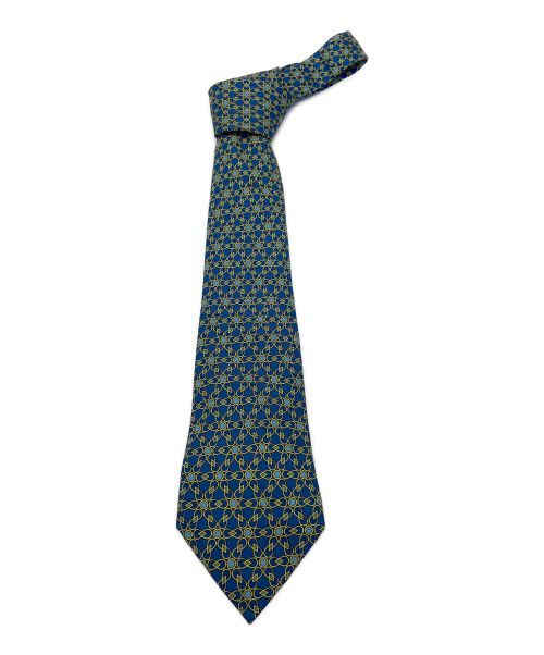 HERMES（エルメス）HERMES (エルメス) ネクタイ ブルー サイズ:FREEの古着・服飾アイテム