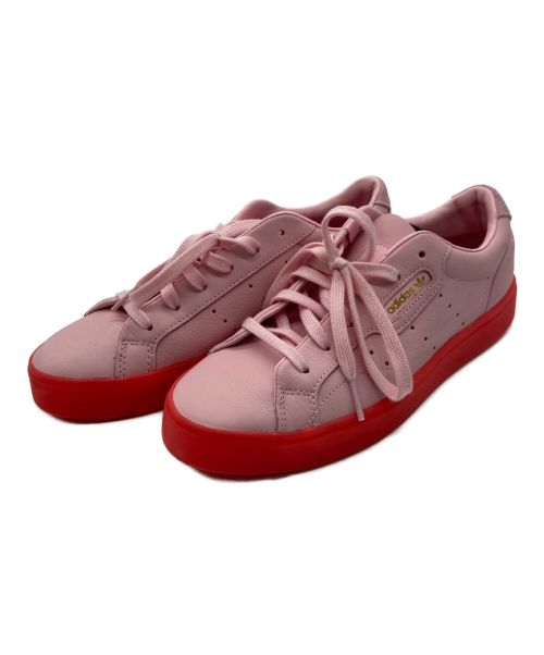 adidas（アディダス）adidas (アディダス) ローカットスニーカー ピンク サイズ:25cmの古着・服飾アイテム