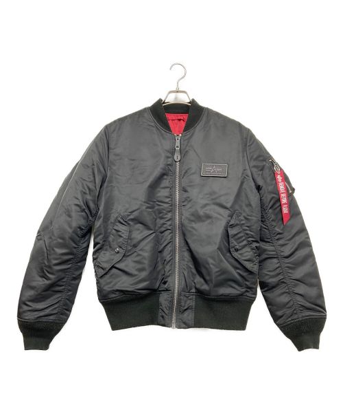 ALPHA（アルファ）ALPHA (アルファ) MA-1ジャケット ブラック サイズ:XLの古着・服飾アイテム