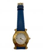 GUCCIグッチ）の古着「腕時計」｜ゴールド×ブルー