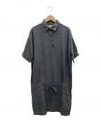 Traditional Weatherwear（トラディショナルウェザーウェア）の古着「ビッグシャツドレス」｜グレー