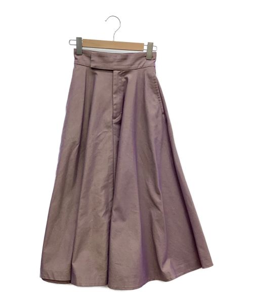 CLANE（クラネ）CLANE (クラネ) CHAMBRAY CIRCULAR SKIRT ピンクの古着・服飾アイテム