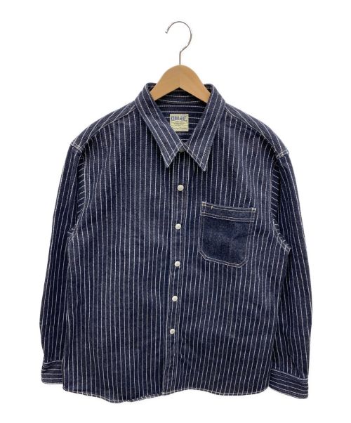 児島ジーンズ（KOJIMA GENES）児島ジーンズ (KOJIMA GENES) デニムシャツジャケット ネイビー サイズ:XLの古着・服飾アイテム