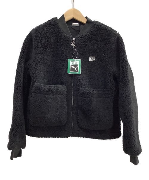 PUMA（プーマ）PUMA (プーマ) ボアジャケット ブラック サイズ:S 未使用品の古着・服飾アイテム