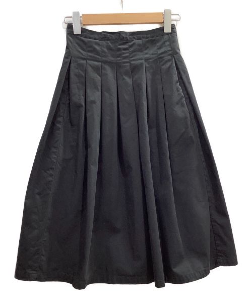 GRANDMA MAMA DAUGHTER（グランマママドーター）GRANDMA MAMA DAUGHTER (グランマママドーター) チノプリーツロングスカート ブラック サイズ:00の古着・服飾アイテム