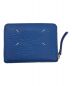 Maison Margiela (メゾンマルジェラ) ラウンドファスナー財布 ブルー：12800円