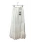 DOUBLE STANDARD CLOTHING (ダブルスタンダードクロージング) ティアードマキシスカート ホワイト サイズ:38 未使用品：4800円