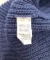 中古・古着 efiLevol (エフィレボル) TAICHI MUKAI Skipper polo knit ネイビー：6800円