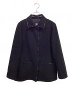 BURBERRY LONDONバーバリー ロンドン）の古着「カシミヤ混ウールジャケット」｜ブラック