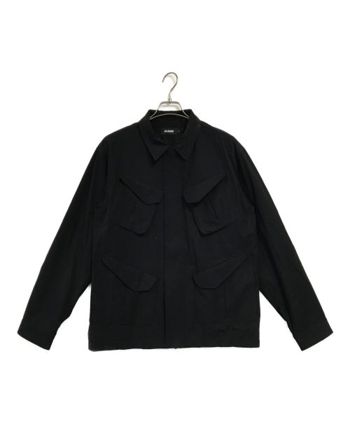 X-LARGE（エクストララージ）X-LARGE (エクストララージ) ZIPPED MIL JACKET ブラック サイズ:Lの古着・服飾アイテム