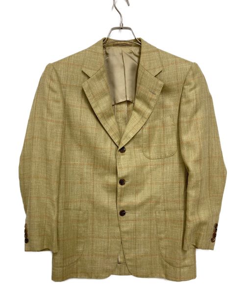 batak（バタク）batak (バタク) 3Bテーラードジャケット イエロー サイズ:36の古着・服飾アイテム
