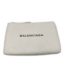 BALENCIAGA（バレンシアガ）の古着「クラッチレザーポーチ」｜ホワイト