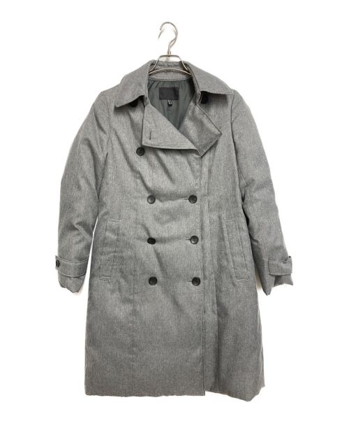 icB（アイシービー）icB (アイシービー) ダウンコート ライトグレー サイズ:Mサイズの古着・服飾アイテム