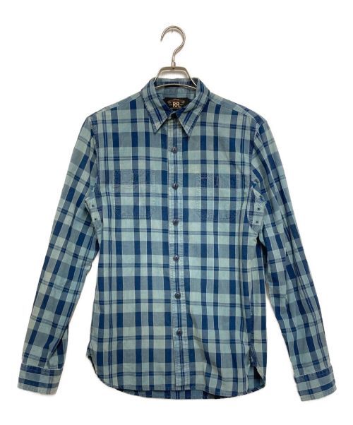 RRL（ダブルアールエル）RRL (ダブルアールエル) ワークシャツ インディゴ サイズ:XSの古着・服飾アイテム