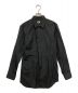 COMME des GARCONS（コムデギャルソン）の古着「長袖ベルクロシャツ」｜ブラック