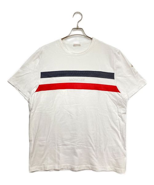 MONCLER（モンクレール）MONCLER (モンクレール) 半袖Tシャツ ホワイト サイズ:XXLの古着・服飾アイテム