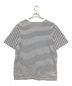 MONCLER (モンクレール) ボーダーTシャツ ホワイト×ブラック サイズ:XL：14800円