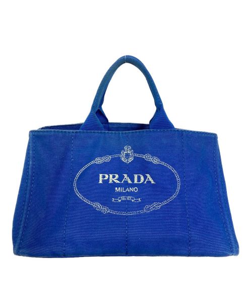 PRADA（プラダ）PRADA (プラダ) デニムトートバッグ ASSURRO ブルーの古着・服飾アイテム