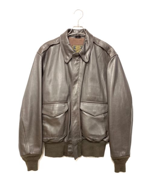 COCKPIT（コックピット）COCKPIT (コックピット) レザージャケット ブラウン サイズ:Sサイズの古着・服飾アイテム