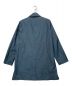MARGARET HOWELL (マーガレットハウエル) ステンカラーコート ブルー サイズ:Lサイズ：8000円