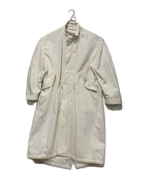 LOEFF（ロエフ）LOEFF (ロエフ) スタンドカラー モッズコート ホワイト サイズ:1サイズの古着・服飾アイテム