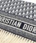 Christian Dior (クリスチャン ディオール) カシミヤマフラー ネイビー：79800円