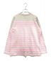 45R (フォーティーファイブアール) バスク縞の908Tシャツ グレー×ピンク サイズ:1：10000円