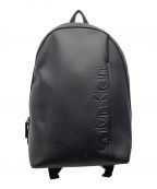 Calvin Klein（カルバンクライン）の古着「Elevated logo backpack」｜ブラック
