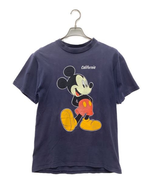 DISNEY（ディズニー）Disney (ディズニー) 半袖カットソー　SHERRYSボディ/古着/コピーライト有 ネイビー サイズ:Mの古着・服飾アイテム