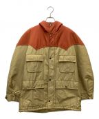 SHAN HOUSEシャンハウス）の古着「中綿ジャケット　60S~70S/VINTAGE/古着」｜オレンジ×ベージュ