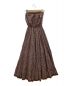 MARIHA（マリハ）の古着「ベアトップワンピース　草原の夢のドレス」｜ブラウン