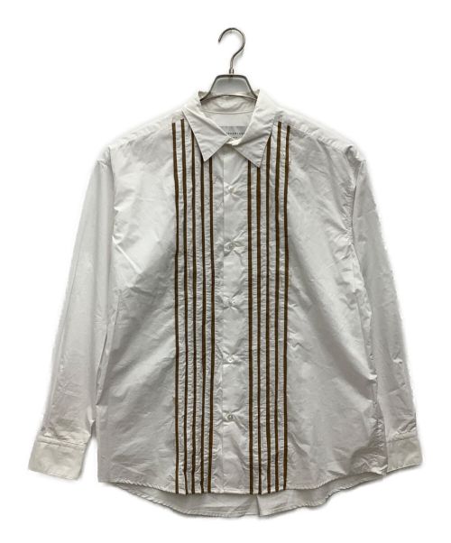 TOMORROW LAND（トゥモローランド）TOMORROW LAND (トゥモローランド) ビッグピンタックシャツ ホワイト サイズ:Mの古着・服飾アイテム