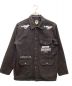 EL SOLITARIO（-）の古着「カバーオール　Funris Worker Jacket x Ornamental Conifer」｜ブラック