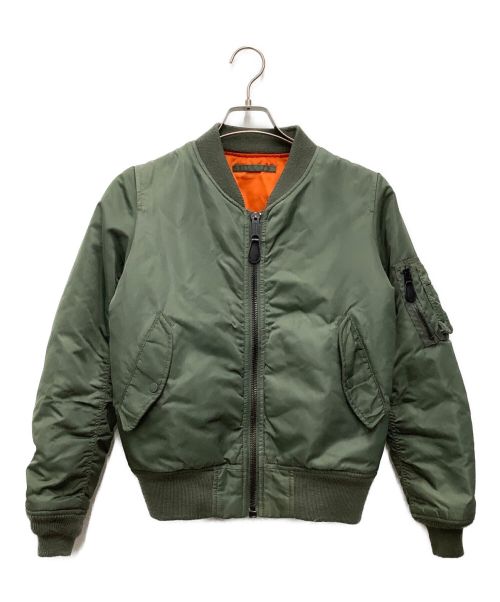 AVIREX（アヴィレックス）AVIREX (アヴィレックス) MA-1ジャケット グリーン サイズ:SIZE Lの古着・服飾アイテム