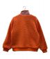 BRAIN DEAD (ブレインデッド) フリースジャケット　	YIN YANG HALF ZIP JACKET オレンジ サイズ:SIZE M：10000円