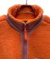 中古・古着 BRAIN DEAD (ブレインデッド) フリースジャケット　	YIN YANG HALF ZIP JACKET オレンジ サイズ:SIZE M：10000円