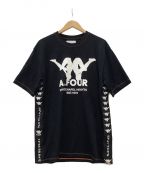 KAPPA×A.FOUR Labsカッパ×エーフォーラブス）の古着「Kappa　×A four labs　Tシャツ」｜ブラック