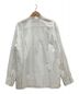 ISSEY MIYAKE (イッセイミヤケ) ノーカラーシャツ ホワイト サイズ:Sサイズ：7800円