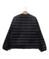 DANTON (ダントン) インナーダウンクルーネックジャケット ブラック サイズ:L：12800円