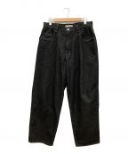 COOTIE PRODUCTIONSクーティープロダクツ）の古着「COOTIE PRODUCTIONS　5 POCKET BAGGY DENIM PANTS」｜インディゴ