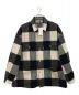 COOTIE PRODUCTIONS（クーティープロダクツ）の古着「COOTIE PRODUCTIONS　Buffalo Check Wool Coverall」｜ブラック×ホワイト