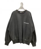 COOTIE PRODUCTIONSクーティープロダクツ）の古着「Pigment Dyed Open End Yarn Sweat Crew」｜グレー