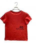 45Rフォーティーファイブアール）の古着「REVOLUTIONロゴのプリントTシャツ」｜レッド