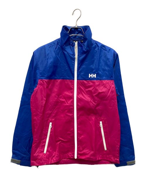 HELLY HANSEN（ヘリーハンセン）HELLY HANSEN (ヘリーハンセン) ナイロンジャケット ブルー×ピンク サイズ:Mの古着・服飾アイテム