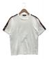 BLACK LABEL CRESTBRIDGE（ブラックレーベル クレストブリッジ）の古着「ライン入り半袖Tシャツ」｜ホワイト