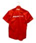 FILA (フィラ) レーシングワッペンシャツ レッド サイズ:S 未使用品：3980円